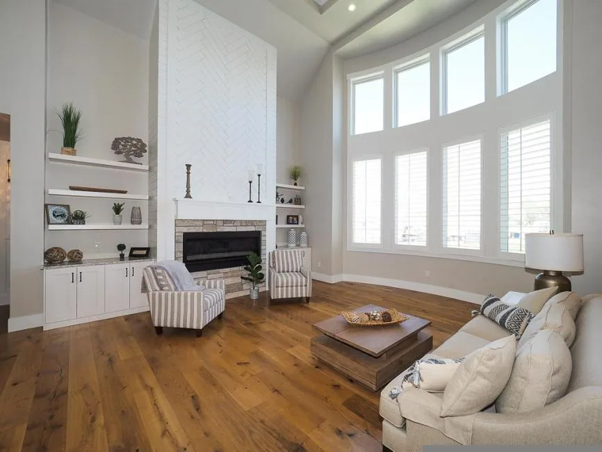 Fireplace living at Lehi Custom in Lehi, Utah