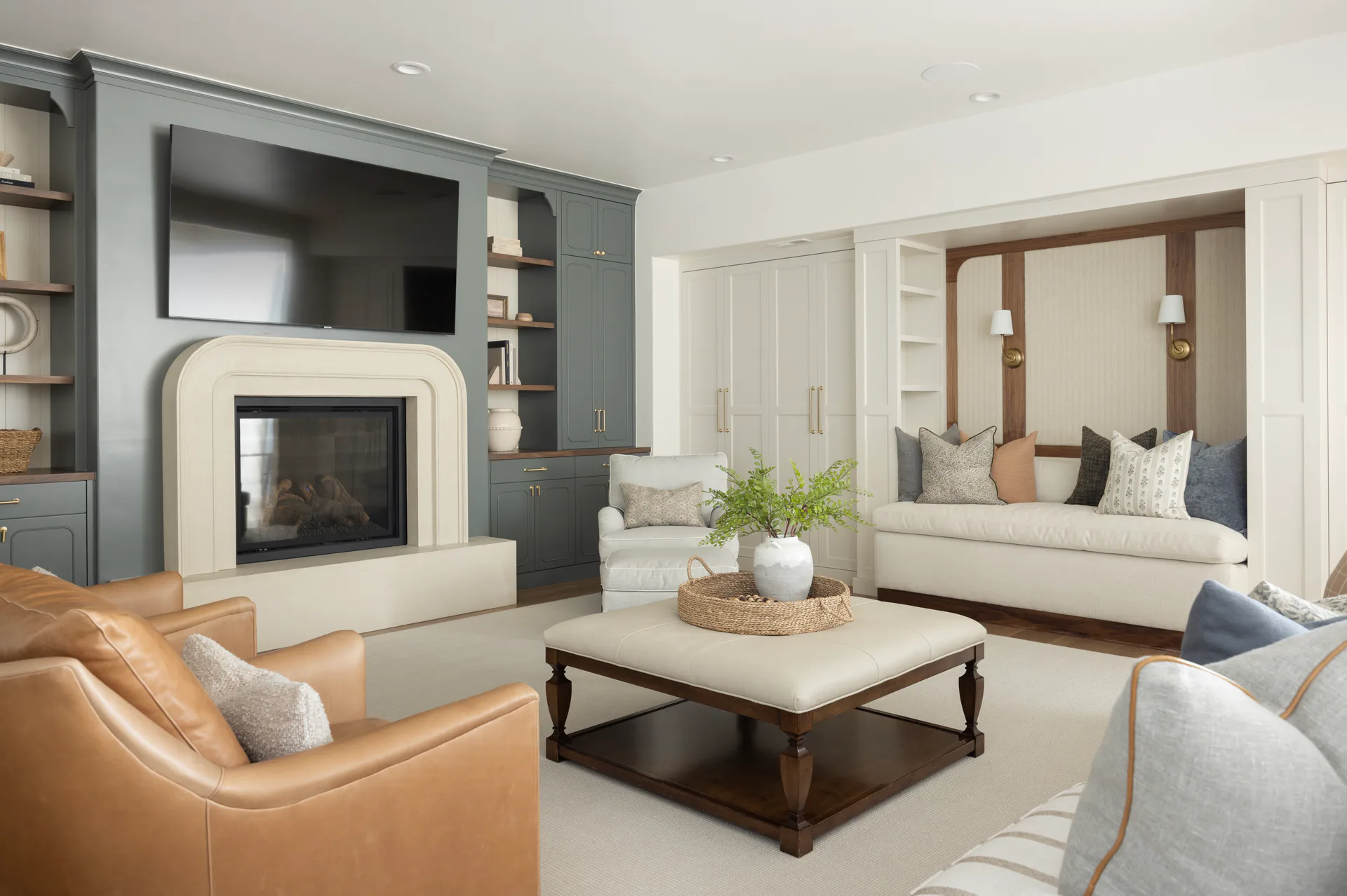 Living room at Mapleton Canyon in Mapleton, Utah