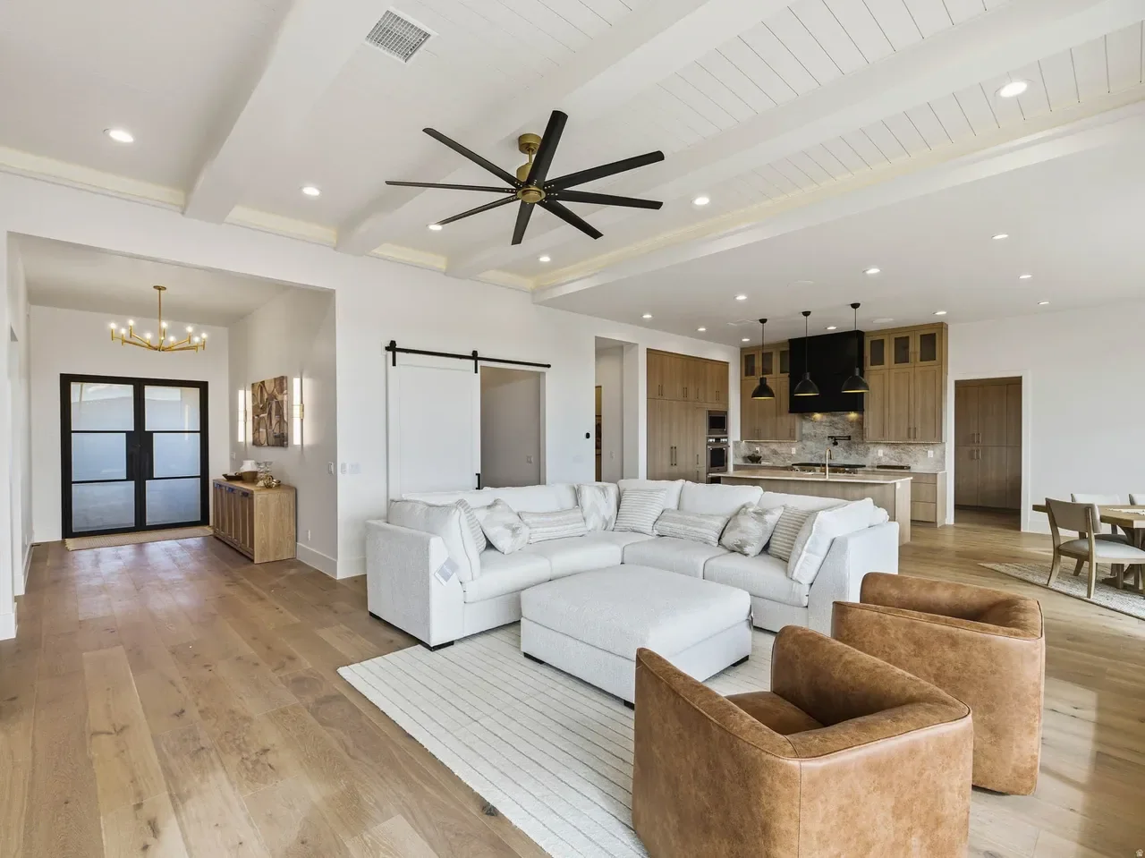 Great room wide at Zion Estate in Hurricane, Utah